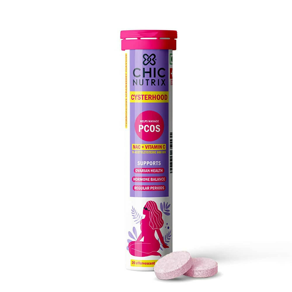 Chicnutrix Cysterhood PCOS Management Effervescent Tablets - Distacart