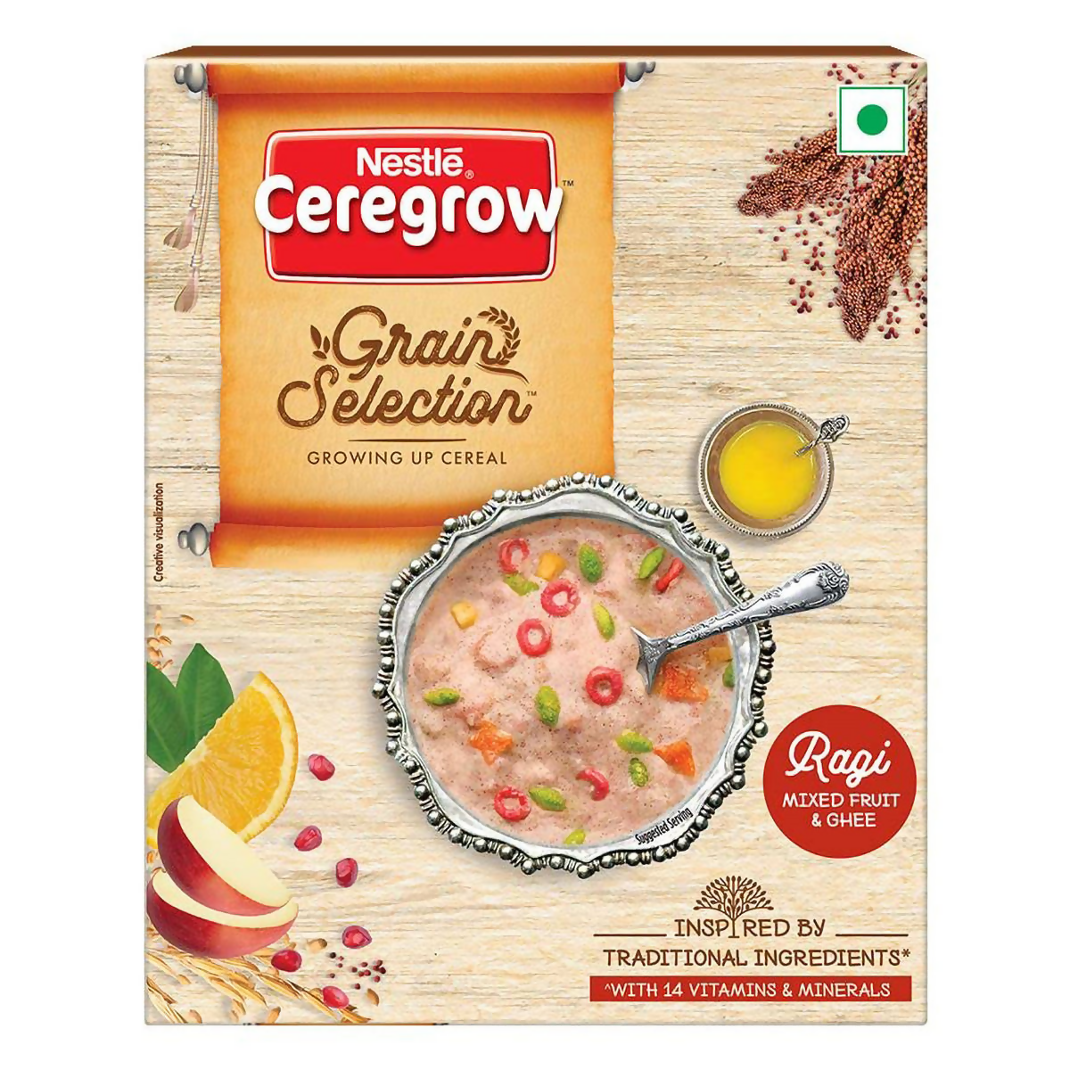 Nestle Ceregrow Growing Up Cereal with Ragi, Mixed Fruit & Ghee - Distacart