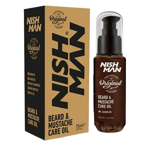 Nishman Beard & Mustache Care Oil - Distacart