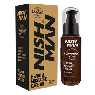 Nishman Beard & Mustache Care Oil - Distacart
