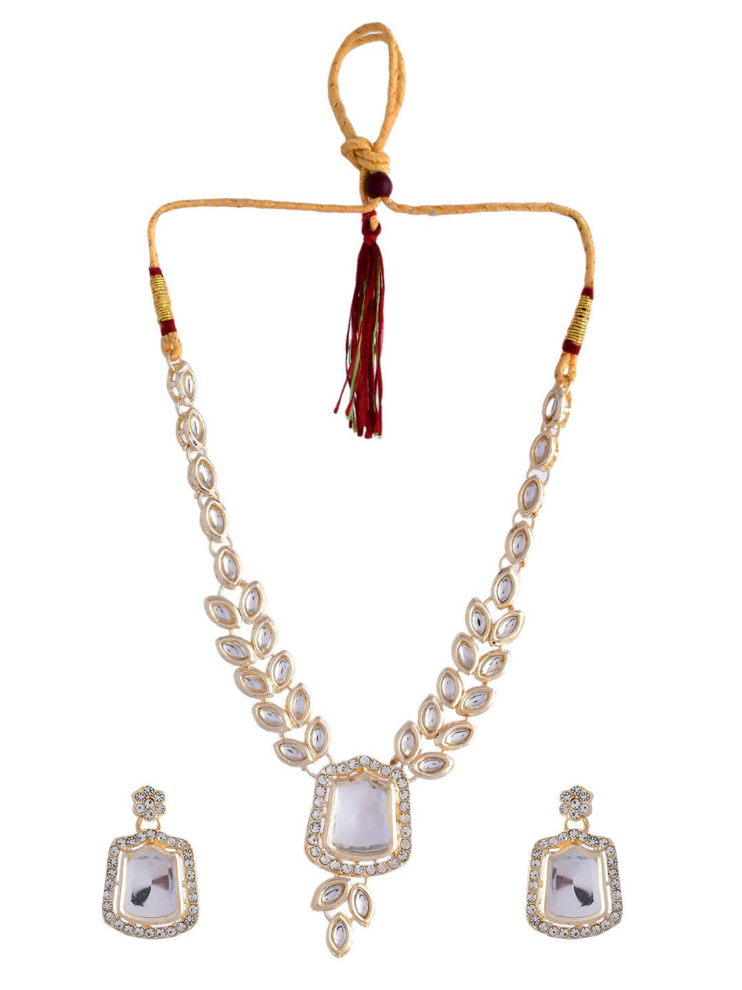 VOJ Women Silver Color stainless steel Jewellery Set - Distacart