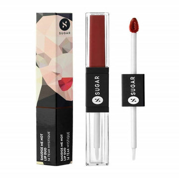 Sugar Smudge Me Not Lip Duo - Teak Mystique (Warm Brown) - Distacart