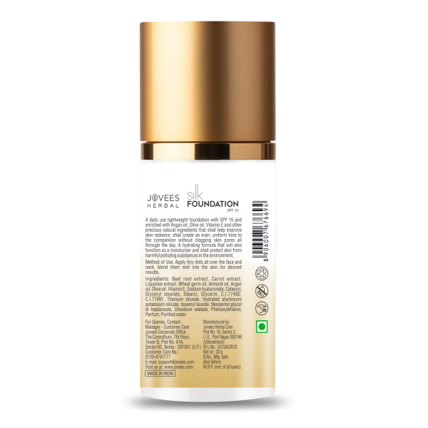 Jovees Silk Foundation SPF 15 - Distacart