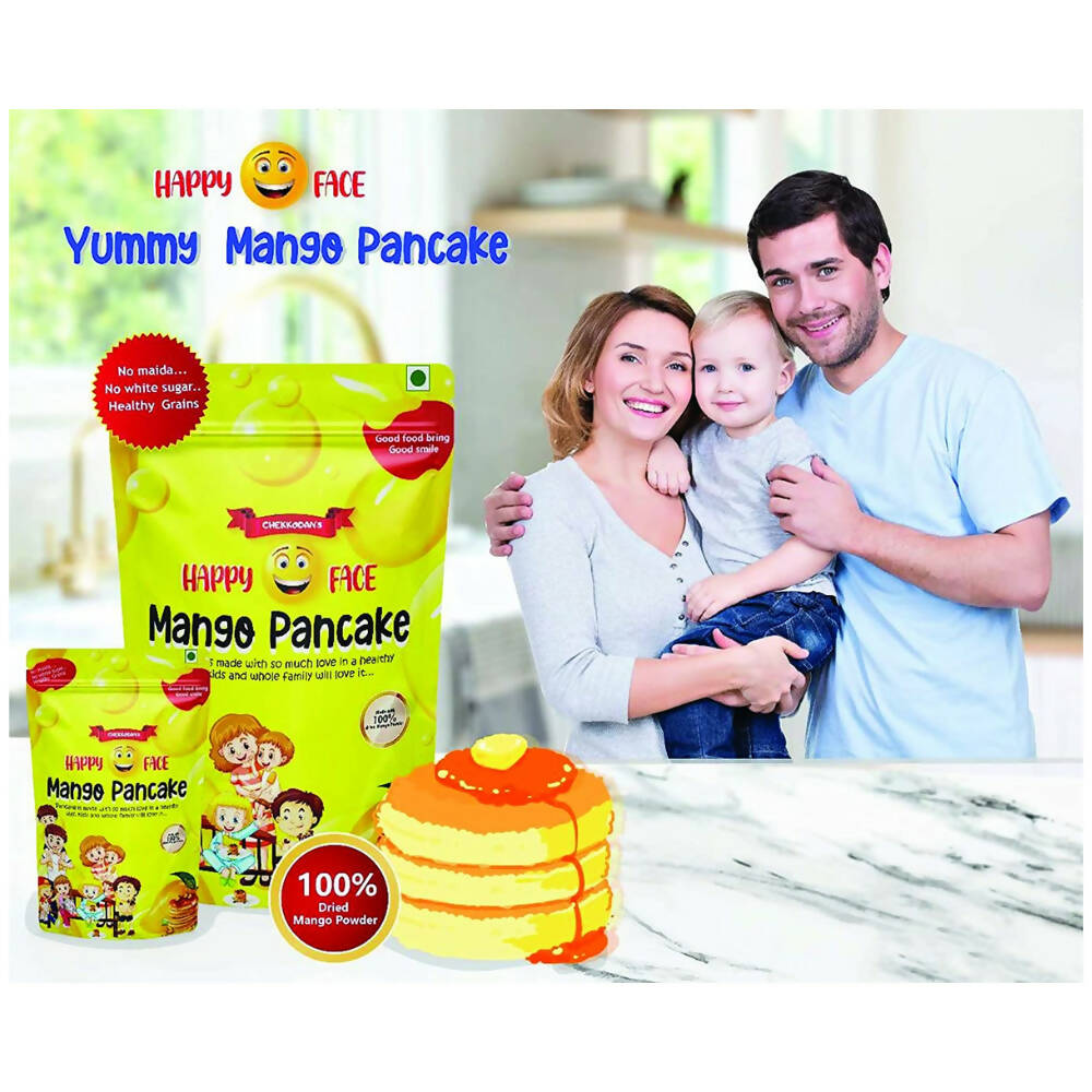 Happy Face Ready to Eat Pancake Powder For Kids with No Preservative & Gluten Free - Distacart