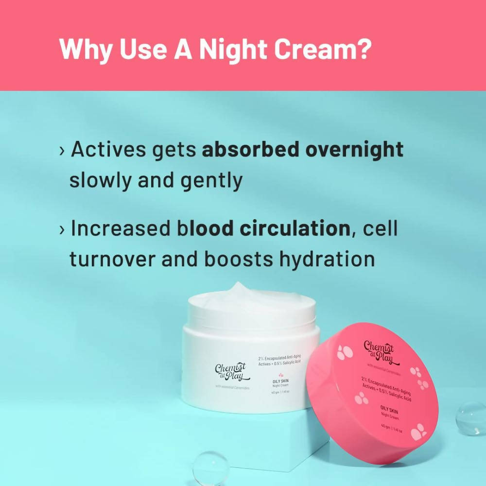 Chemist At Play Oily Skin Night Cream - Distacart
