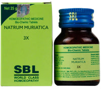 Thumbnail for SBL Homeopathy Natrum Muriaticum Biochemic Tablet 3X