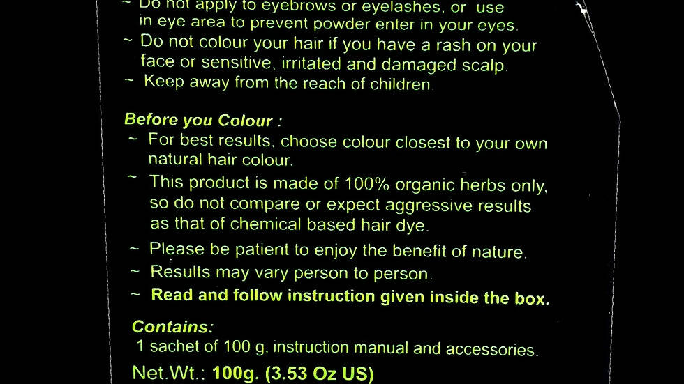 Radico Organic Hair Colour-Violet - Distacart