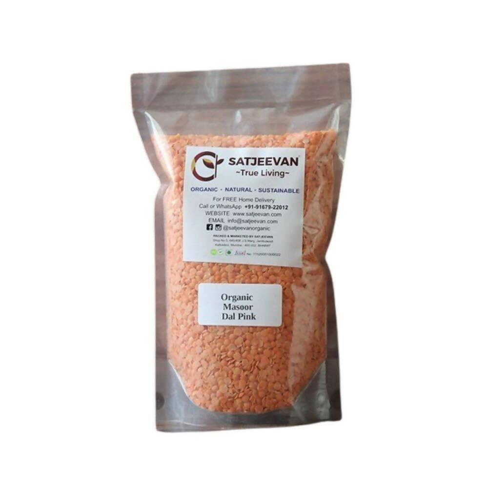 Satjeevan Organic Masoor Dal Pink - Distacart
