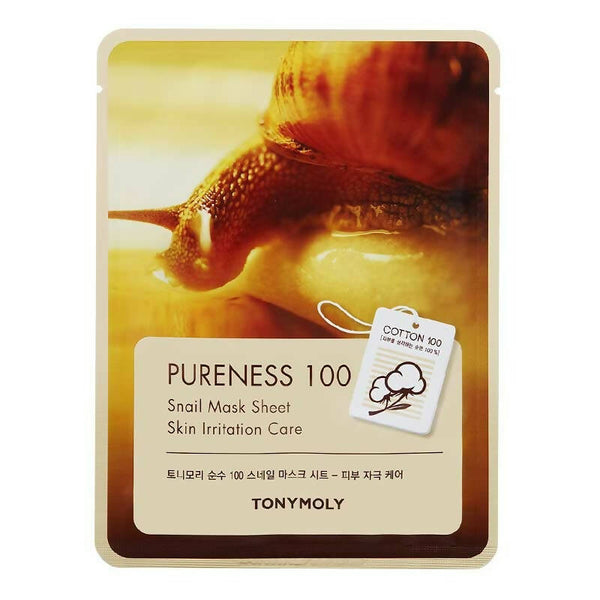 Tonymoly Pureness 100 Snail Mask Sheet - Distacart