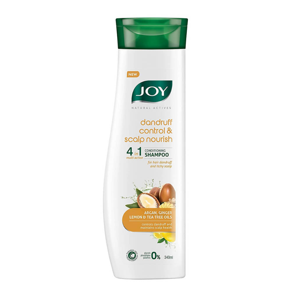 Joy Natural Actives Dandruff Control & Scalp Nourish Conditioning Shampoo - Distacart