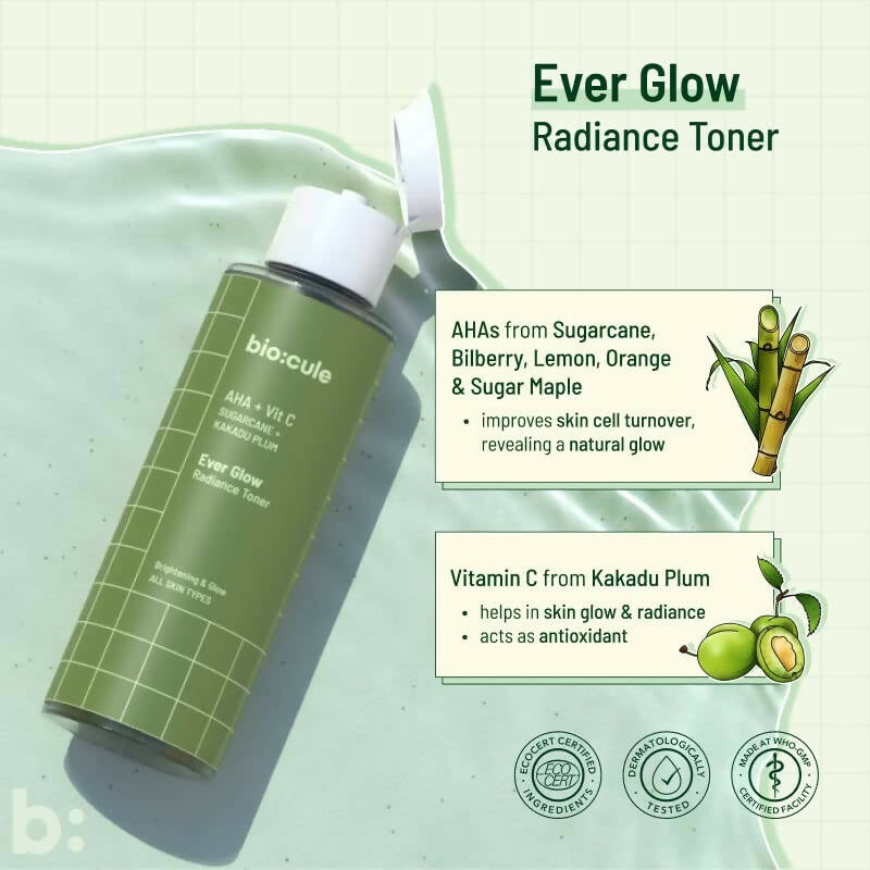 Biocule Ever Glow Radiance Vitamin C Face Toner - Distacart