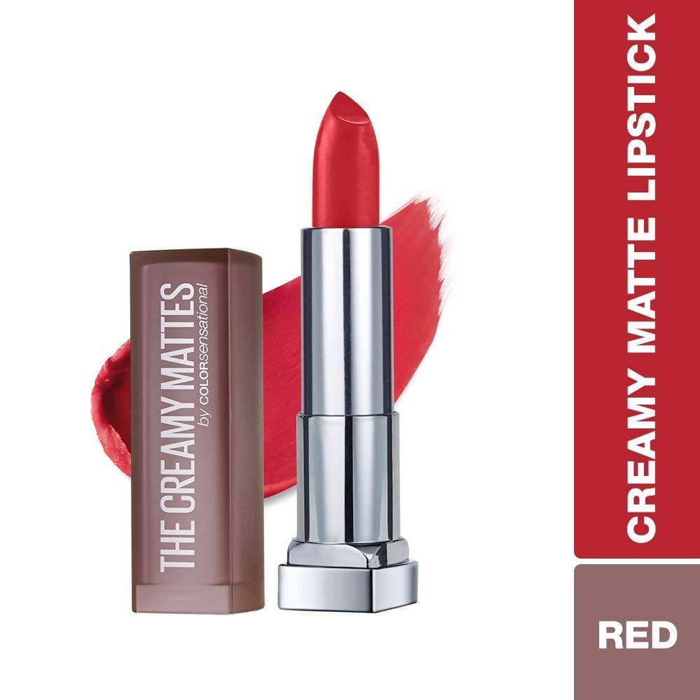 Maybelline New York Color Sensational Creamy Matte Lipstick / 647 Dare to be Red - Distacart