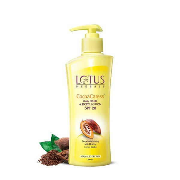 Lotus Herbals CocoaCaress Daily Hand & Body Lotion - Distacart