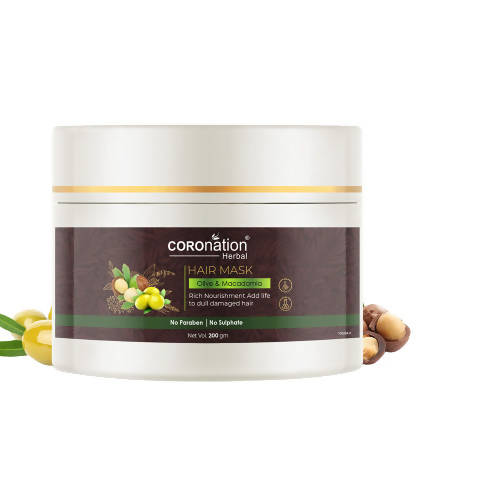Coronation Herbal Olive and Macadamia Hair Mask - Distacart