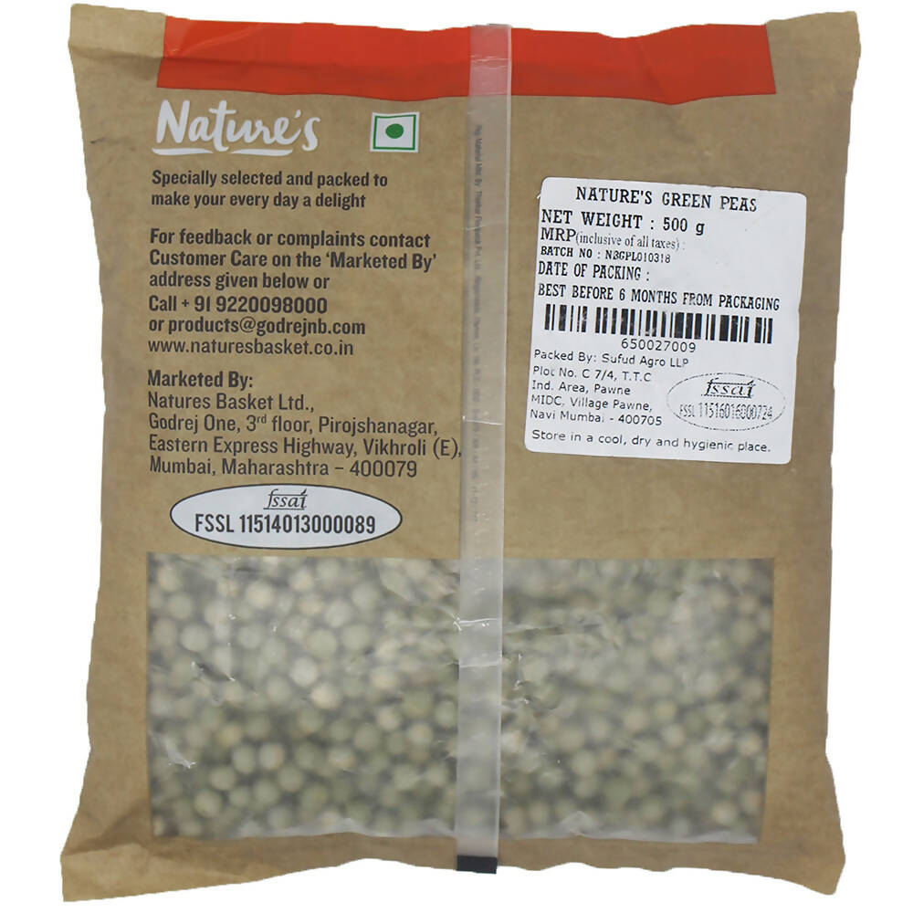 Nature's Green Peas - Distacart