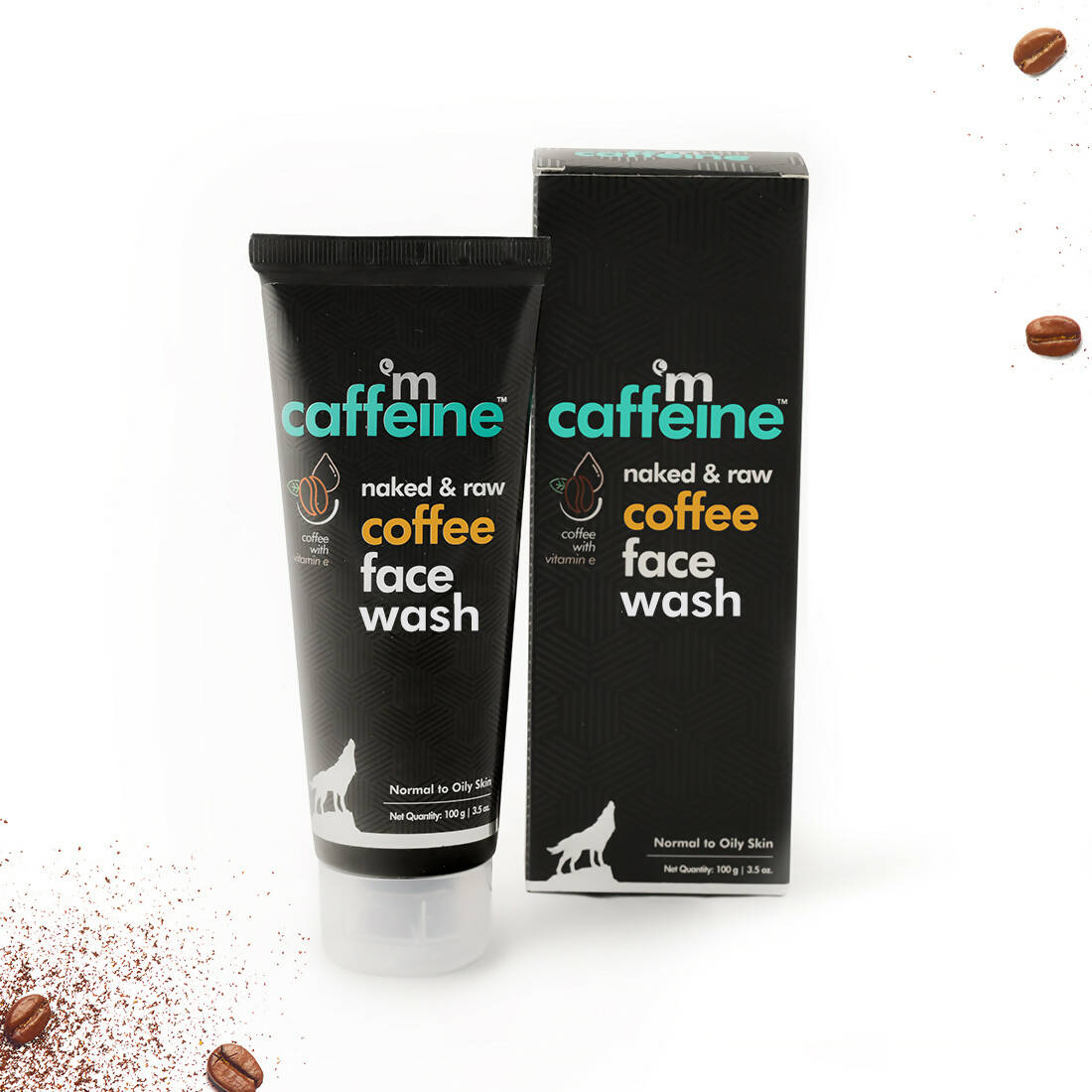 mCaffeine Naked & Raw Coffee Face Wash - Distacart