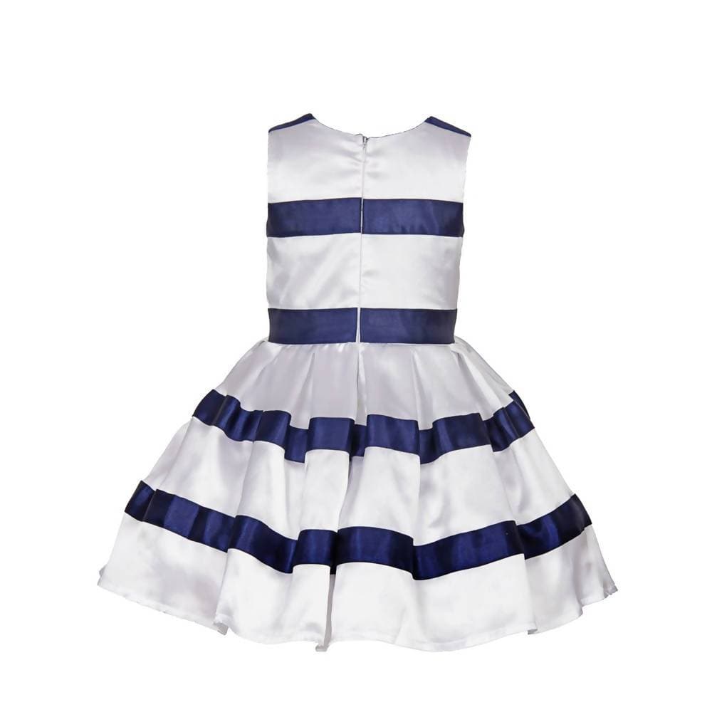 Asmaani Baby Girl's Multi-Color Satin Knee Length Frock (AS-DRESS_22008) - Distacart