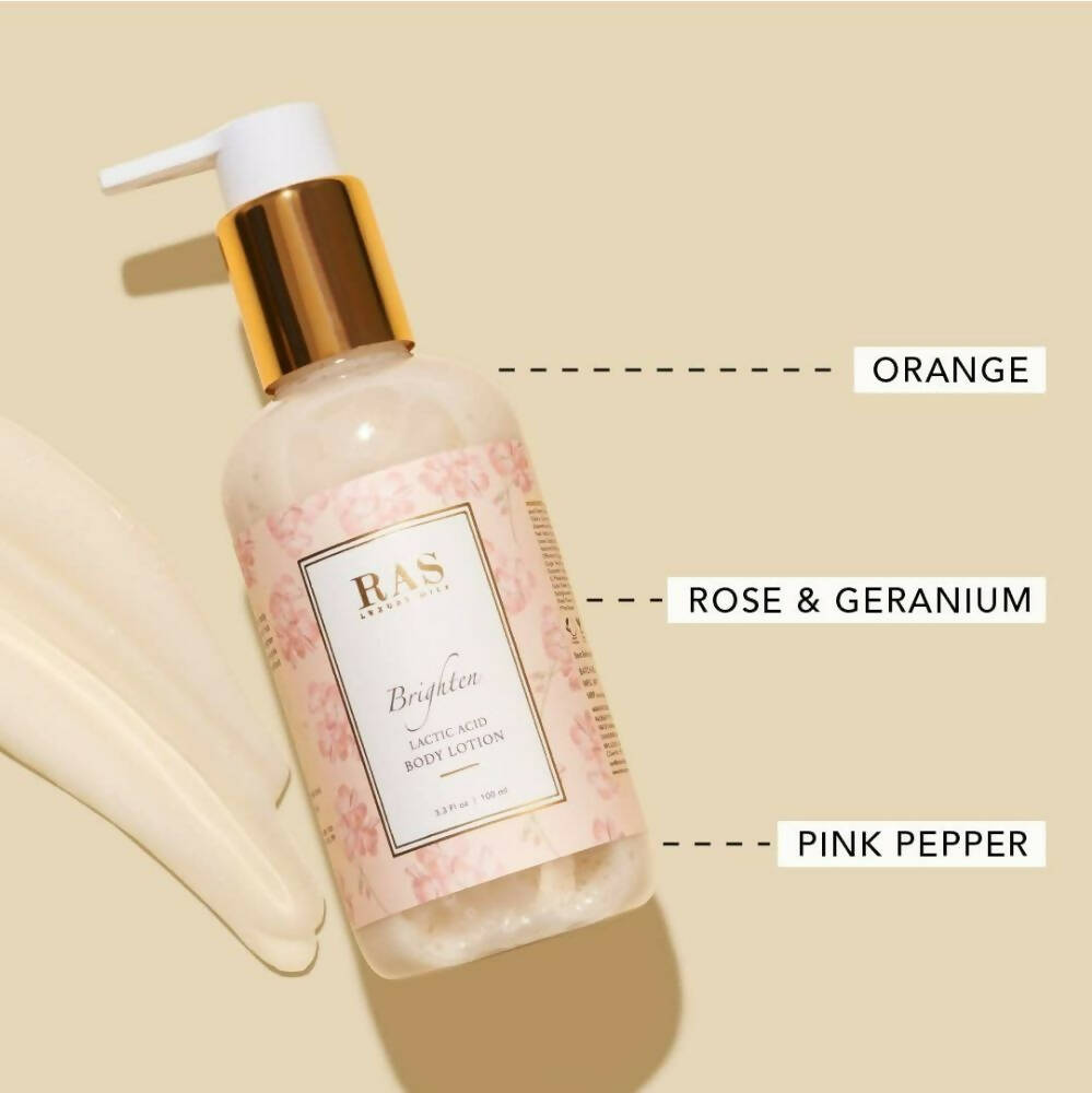 Ras Luxury Oils Brighten Exfoliating Body Lotion - Distacart