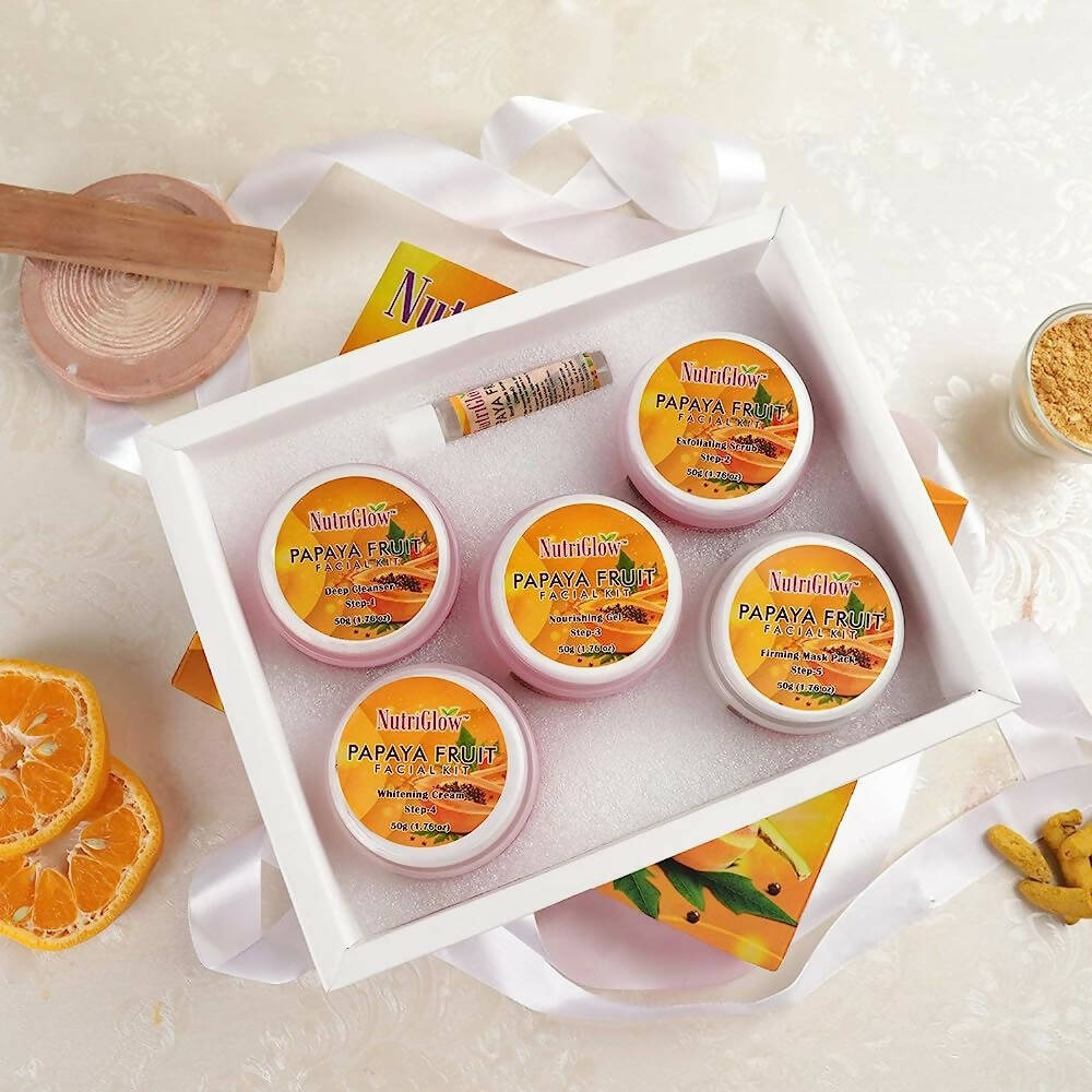 NutriGlow Papaya Fruit Facial Kit - Distacart