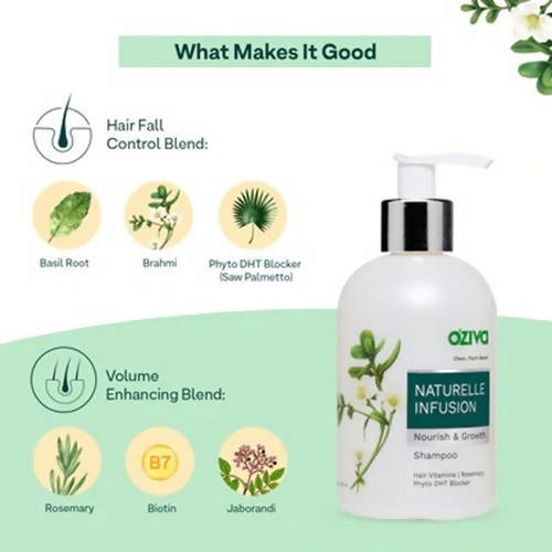 OZiva Naturelle Infusion Nourish & Growth Shampoo