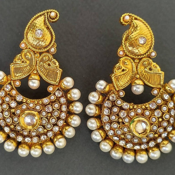 White Kemp Mango Designer Earrings - Distacart