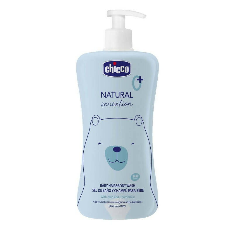 Chicco Baby Natural Sensation Hair & Body Cleanser - Distacart