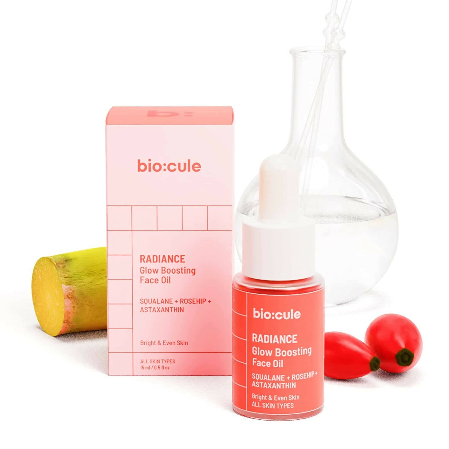 Biocule Radiance Glow Boosting Face Oil - Distacart