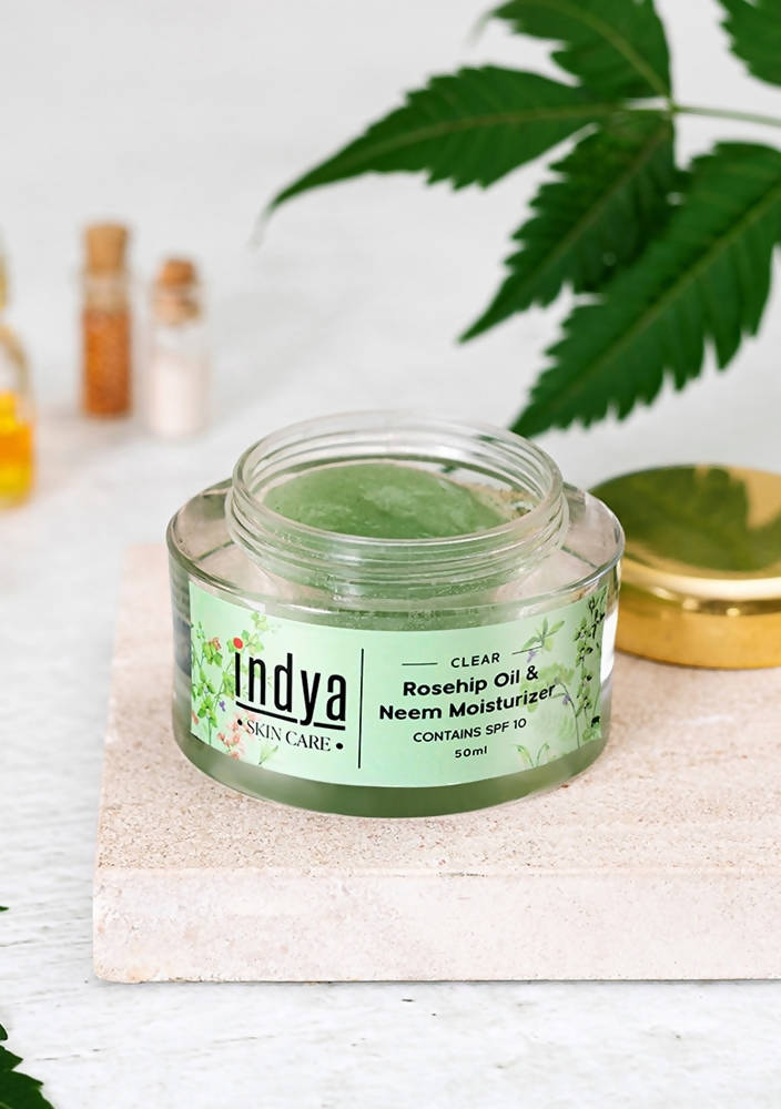 Indya Rosehip Oil & Neem Moisturizer Ingredients