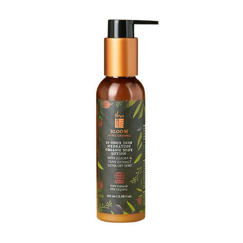 Isha Life 24 Hours Skin Hydrating Organic Body Lotion With Jojoba & Olive Extract - Distacart