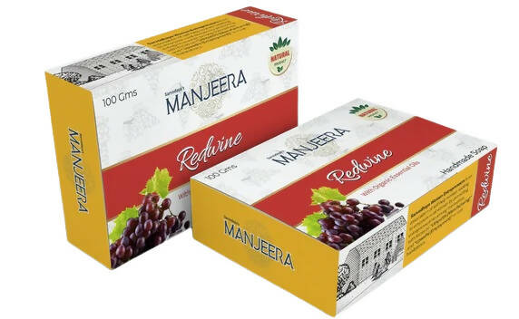 Manjeera Red Wine Hand Made Soap - Distacart