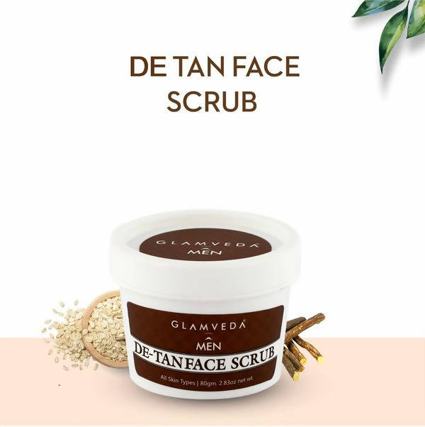 Glamveda Men Glow D Tan Face Scrub
