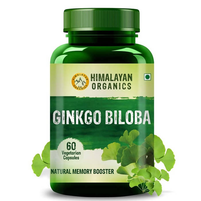 Organics Ginkgo Biloba, Natural Memory Booster: 60 Vegetarian Capsules