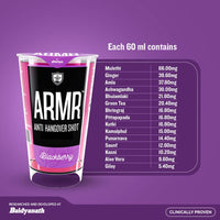 Thumbnail for ARMR Anti Hangover Shot Blackberry ingredients