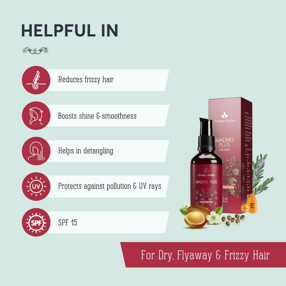 Avimee Herbal Madhu Plus Hair Serum - Distacart