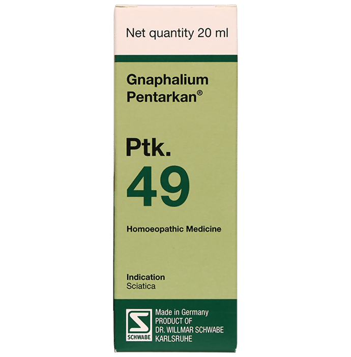 Dr. Willmar Schwabe Germany Gnaphalium Pentarkan Ptk. 49 Drops - Distacart