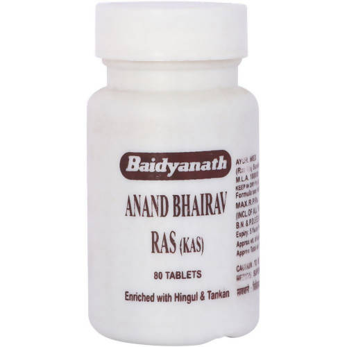 Baidyanath Anandbhairav Ras (Kas) Tablets