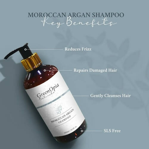 GreenOpia Naturals Moroccan Argan Oil Hair Shampoo - Distacart
