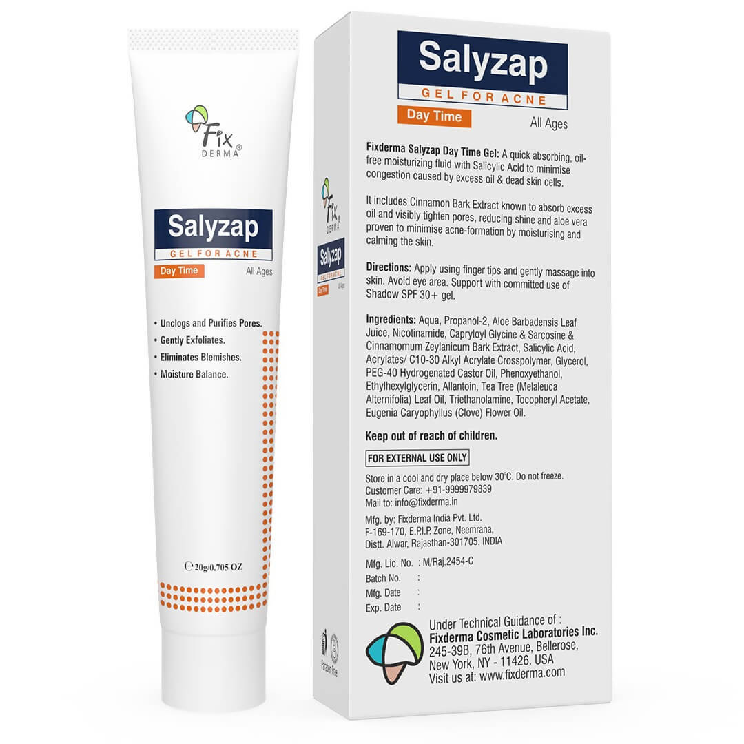 Fixderma Salyzap Day Time Gel - Distacart