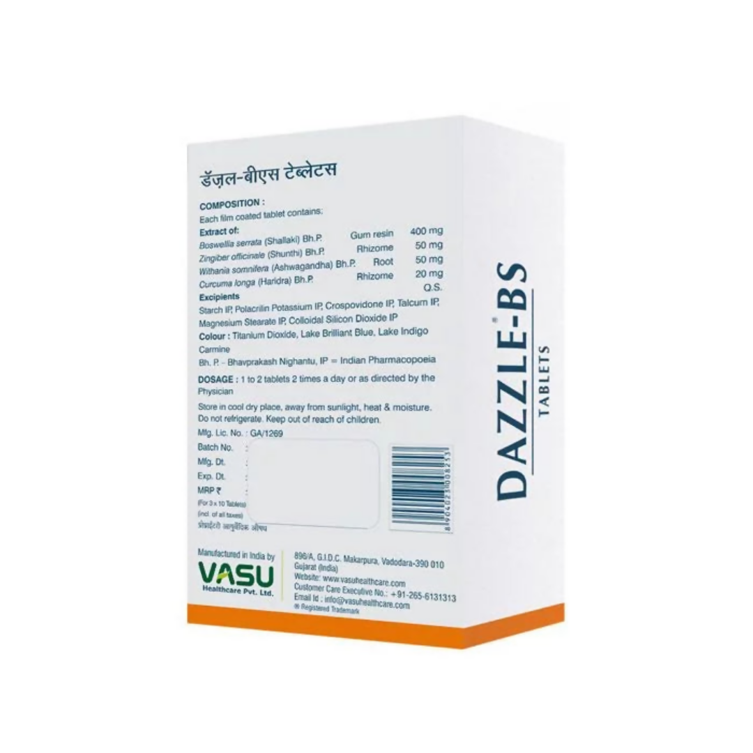 Vasu Healthcare Dazzle Bs Tablets - Distacart