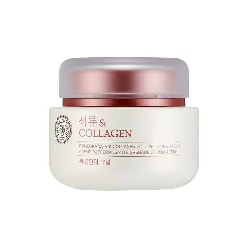 The Face Shop Pomegranate & Collagen Volume Lifting Cream - Distacart