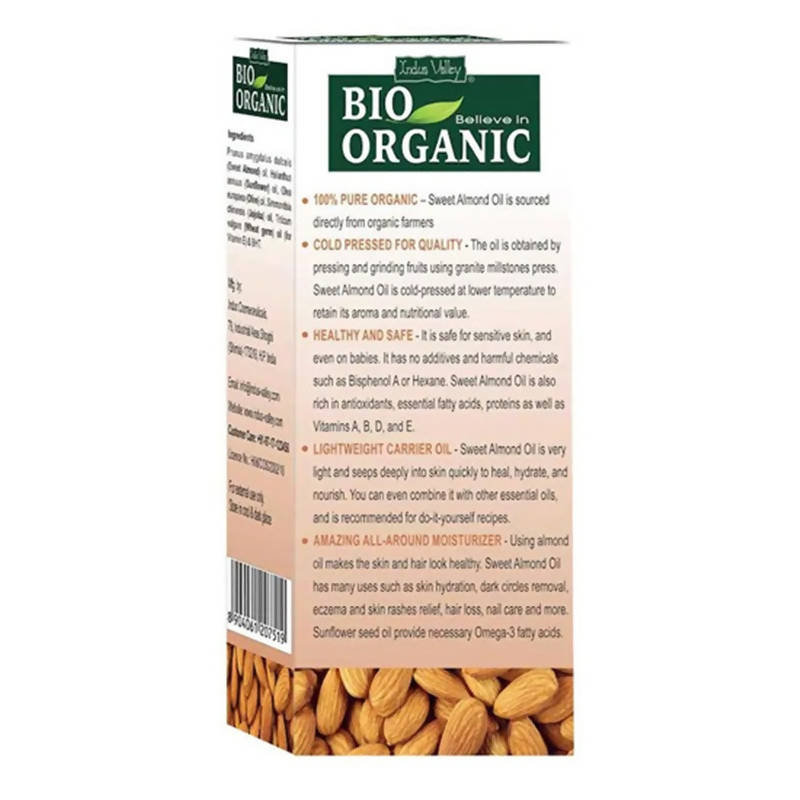 Bio organic Cold Pressed Sweet Almond Oil