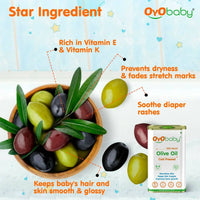 Thumbnail for Oyo Baby Natural Olive Oil - Cold Pressed - Distacart