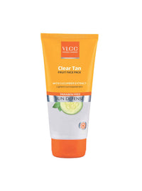 Thumbnail for VLCC Clear Tan Fruits Face Pack with Cucumber Extract - Distacart