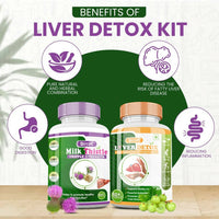 Thumbnail for Divya Shree Liver Detox & Milk Thistle Capsule Combo - Distacart