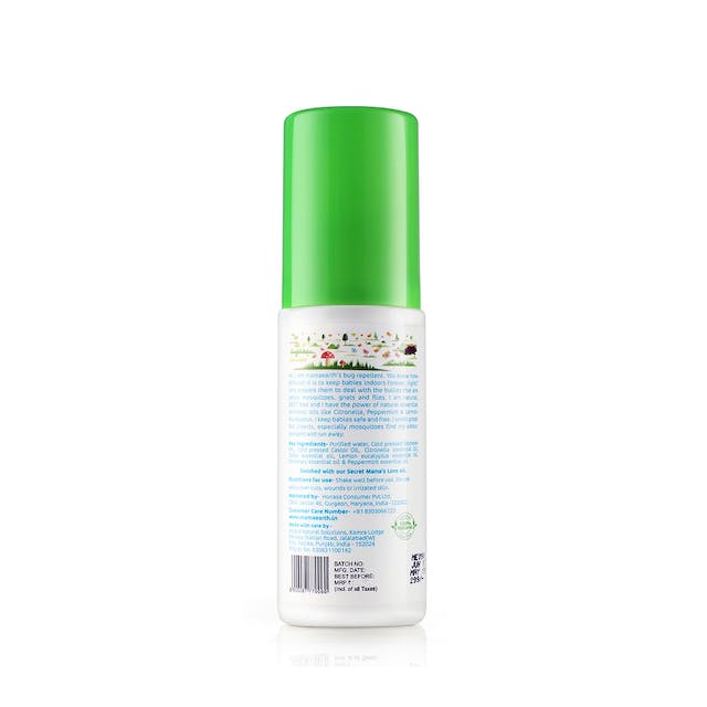 Mamaearth Natural Mosquito Repellent with Citronella & Lemongrass Oil - Distacart