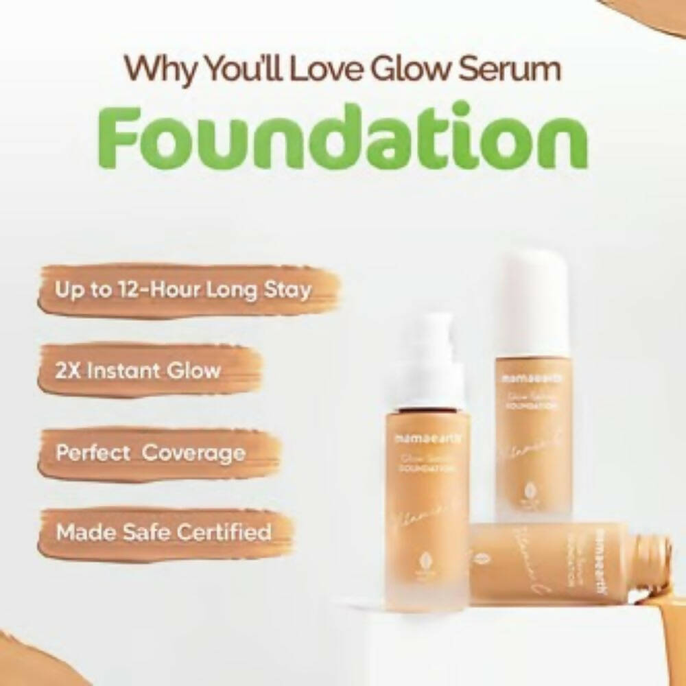 Mamaearth Glow Serum Foundation-Natural Glow - Distacart