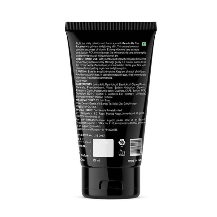 Beardo De-Tan Face Wash Detox Rejuvenating - Distacart