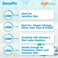 Thumbnail for Oyo Baby 98% Water Baby Wipes - Distacart
