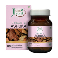 Thumbnail for Just Jaivik Organic Ashoka Tablets