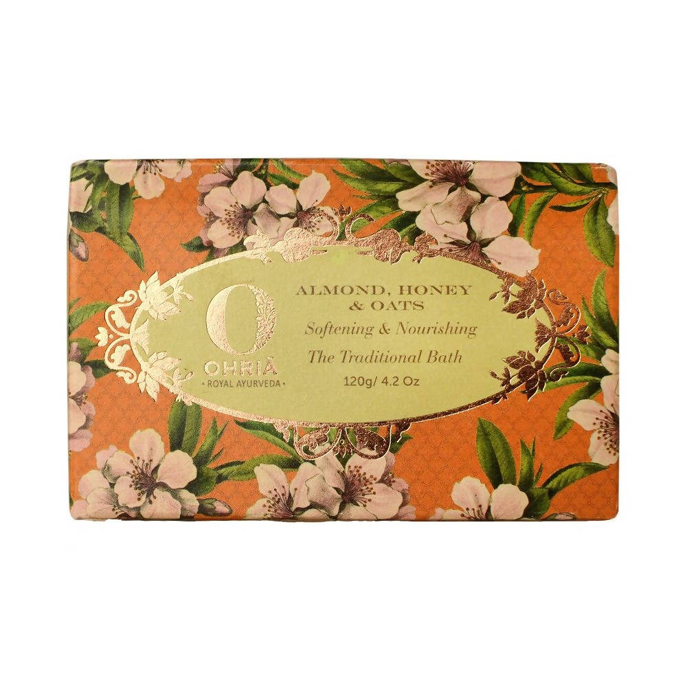 Ohria Ayurveda Almond Honey And Oats Bathing Bar